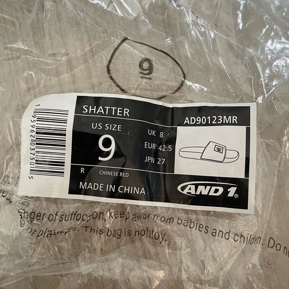 🔴Mens size 9 slip one sandals AND 1 Shatter - Picture 7 of 7